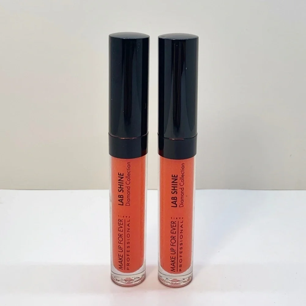 2x Make‎ Up For Ever Lip Gloss Diamond Papaya D22